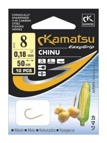 Kamatsu CHINU Vorfachhaken Mais Gr 12 / 0,14 mm
