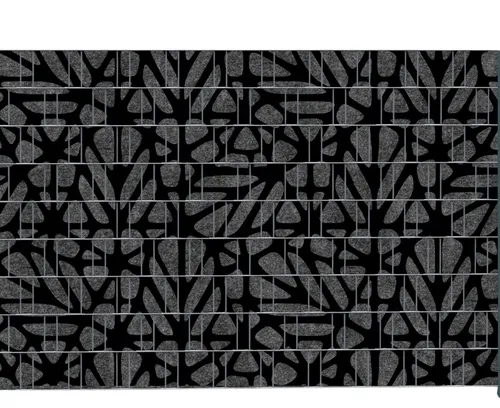 zaunzu Sichtschutzstreifen GRID - Bedruckter Sichtschutz 2,5m x 1,8m, (1 Rolle, Motivdruck Sichtschutzstreifen), Einfarbiger Druck für Doppelstabgitter