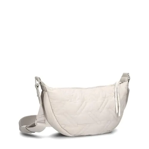 Zwei Cleo Umhängetasche 30 cm sand - Stilvolle Begleiterin - Umhängetasche aus strapazierfähigem Nylon, leicht und ideal für den Alltag. Mit praktischem Schultergurt und modernem Design.