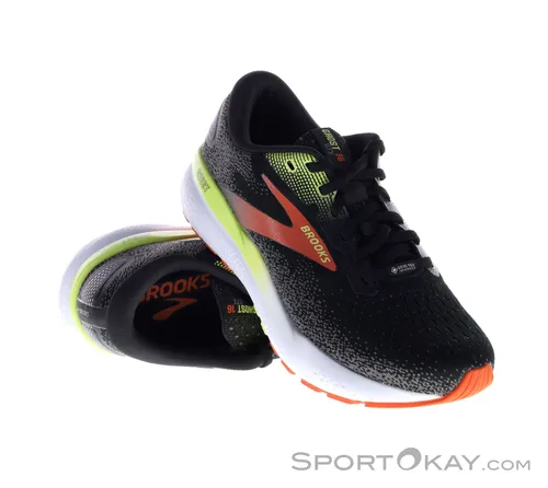 Brooks Ghost 16 Gore-Tex Herren Laufschuhe - Noir - 44.5 - Laufschuhe mit Gore-Tex, bieten optimalen Wetterschutz und maximalen Komfort für dein Lauftraining.