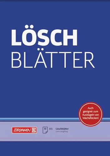 Brunnen Löschpapier 1041550 A5, 10 Blatt von BRUNNEN