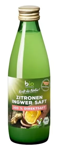 biozentrale Zitronensaft mit Ingwer naturtrüb von bioZentrale