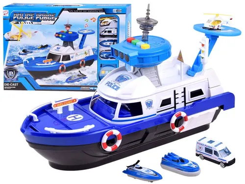 Polizei-Set mit Hubschrauber ZA3341