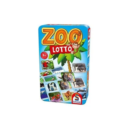 SCHMIDT SPIELE - ZOO LOTTO MITBRINGSPIEL IN METALLDOSE NEU OVP