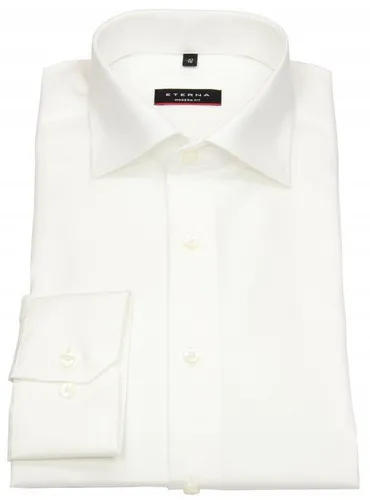 ETERNA Herren Cover Shirt MODERN FIT 1/1 beige - Herrenhemden mit Modern Fit, Gala-Kent-Kragen und bügelfreiem Material für einen stets gepflegten Look.