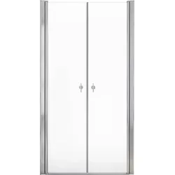 HOME DELUXE Duschabtrennung LAVEA – Klarglas 80 x 195 cm