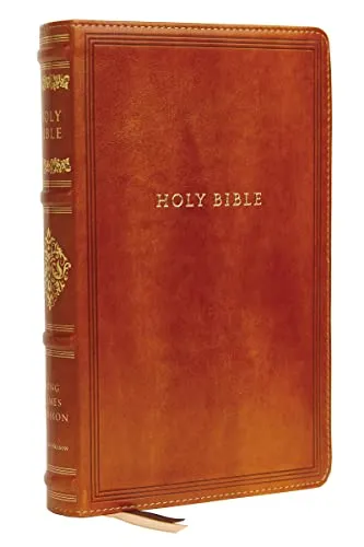 Produktbild KJV, Personal Size Reference Bible, Sovereign Collection, Leathersoft, Brown, Red Letter, Comfort Print: Holy Bible, King James Version