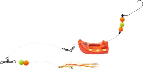 Balzer Edition Sea Walkersystem für Plattfische (Rot-Gelb)