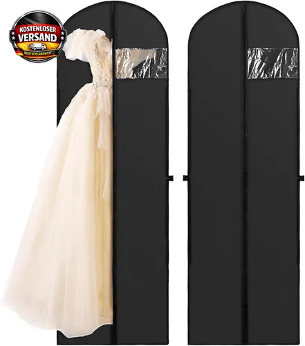 Faltbarer Kleidersack 180x60 cm Staubdicht wasserfest für Braut- Abendkleider