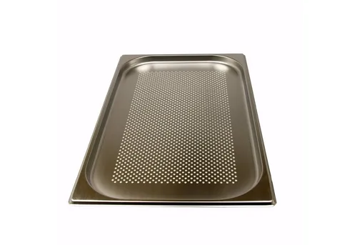 Airbrush-City Thermobehälter GN 1/1 Gastronormbehälter GN-Behälter Edelstahl 2,5 Liter Tiefe 20mm gelocht, (0-tlg)