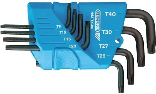 Gedore H 43 TX-08 Winkelschraubendreher-Set 8-teilig