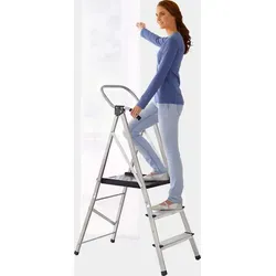 Medosan Vielzweckleiter mit Fallschutz und großer Plattform