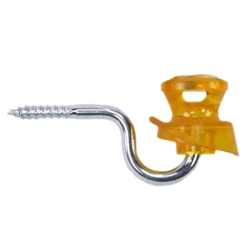 25x Schlitzisolatoren Schlitzisolator Litze Herkules Weideisolator Isolator gelb