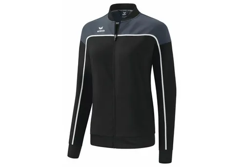 Erima Damen Präsentationsjacke Change - Hochwertige Trainingsjacke für einen einheitlichen Auftritt beim Wettkampf. Leichtes, elastisches Funktionsmaterial mit Rippbündchen und verdeckten Taschen.