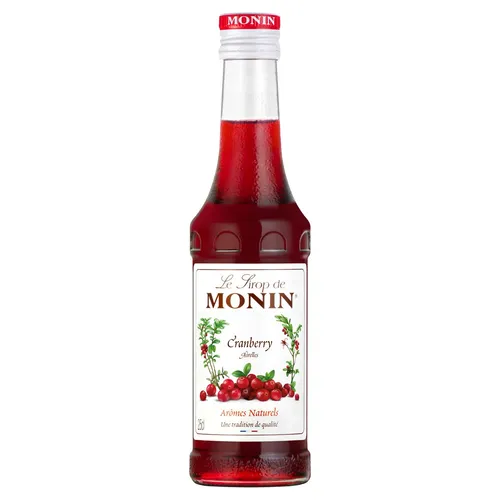 Monin Cranberry Sirup mit natürlichen Aromen 250ml
