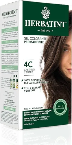 Gel Colorante Permanente 4C Castano Cenere Herbatint