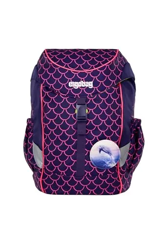 ergobag Freizeitrucksack Lumi-Edition Mini Backpack PerlentauchBär - Kindertaschen für den Kindergarten: Nachhaltig, wasserabweisend und ergonomisch gestaltet für optimalen Tragekomfort - ideal für kleine Abenteurer!