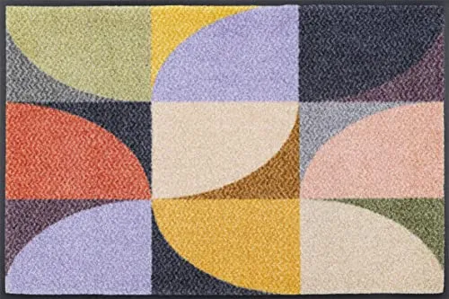 wash+dry Fußmatte Colour Moments 50x75cm - Hochwertige Fußmatte für innen und außen, waschbar bis 60°C, rutschfest und mit 5 Jahren Herstellergarantie – perfekt für Allergiker und Tierbesitzer.