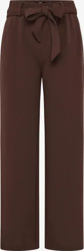 Produktbild zero Damen Hose mit Stoffgürtel 34, Chicory Coffee