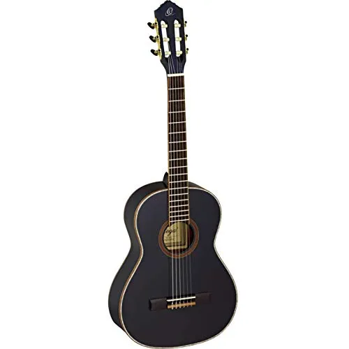 Ortega Guitars 3/4 Konzert Gitarre – Family Series - 3/4 Gitarre für Kinder von 10-13 Jahren, inklusive gepolstertem Gig Bag für einfachen Transport. Ideal für Anfänger und Fortgeschrittene, vielseitig einsetzbar.