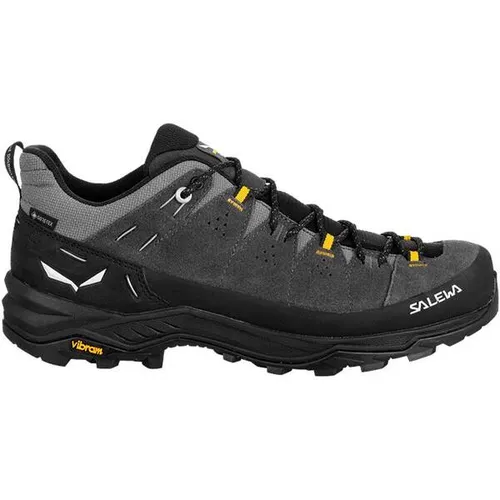 Salewa Alp Trainer 2 GTX M Onyx Black EU 46 - Hochwertige Wanderschuhe für Herren - Wanderschuhe mit GORE-TEX® für trockene Füße und hervorragendem Komfort, ideal für alpine Abenteuer und lange Wandertage.