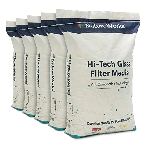 Nature Works Hi-Tech Filterglas für Poolanlagen, 100% rein von Paradies Pool