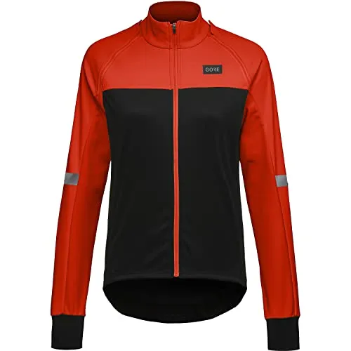 GOREWEAR Phantom Jacke Damen, Black/Fireball, Größe 38 in schwarz von GOREWEAR