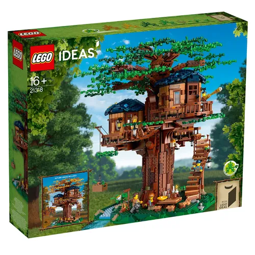 LEGO Ideas: Baumhaus (21318) – Kreatives Bauen für Erwachsene - LEGO (R) Komplette Sets & Packs, 3036 Teile für kreativen Bau-Spaß, ideal für Sammler und Fans ab 16 Jahren.