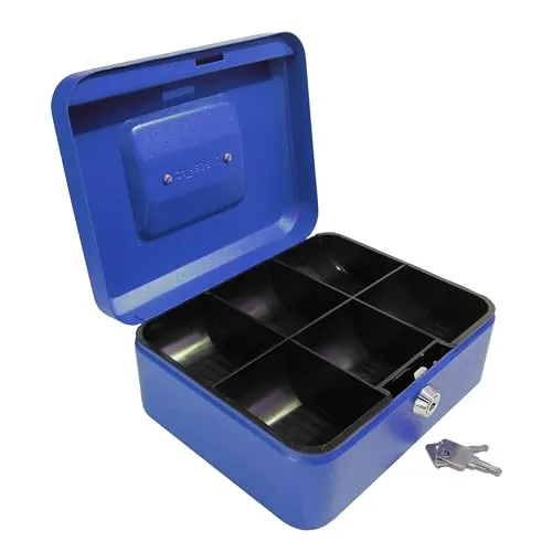 Geldkassette (20,3 cm) blau