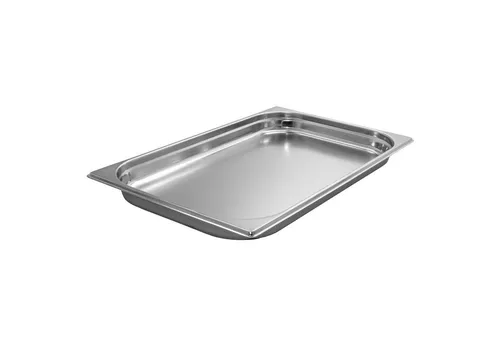 AcMax Thermoschüssel GN 1/1 Gastronormbehälter GN-Behälter Edelstahl 5,0 Liter Tiefe 40mm, (0-tlg)