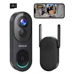 BOTSLAB 5MP Akku Türklingel mit Kamera
