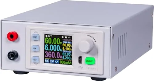 JOY-IT Labornetzgerät JT-PS360-C, 360 W - Festspannungsnetzgerät mit einstellbarer Spannung von 0...60 V und Stromstärke bis 6 A, ideal für präzise Laboranwendungen und Experimente.