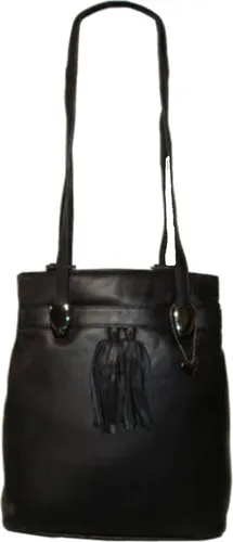 Josephine Osthoff Damen Echt Leder Rucksack Vario Multifunktion Handtasche (165)