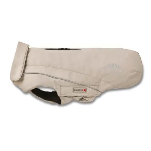 Wolters Skijacke Dogz Wear für Mops & Co. - Größe 48 cm, Farbe Taupe - Winterjacke für Hunde, perfekt für kalte Tage. Stylisch und warm, ideal für Mops und ähnliche Rassen.