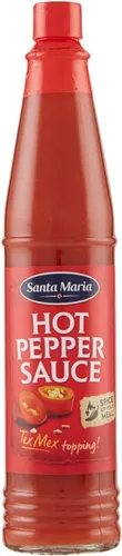 Santa Maria Hot Pepper Sauce,Scharfe Chilisauce, 85-ml-Flasche