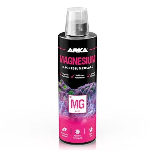 ARKA Magnesium - 473 ml - Hochreiner Magnesiumzusatz für Korallen in Meerwasseraquarien, unterstützt gesundes Wachstum und Stabilität des Ökosystems.