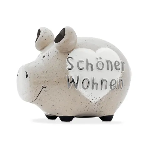 KCG - Sparschwein - Schöner Wohnen - Keramik - klein