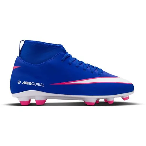 Nike JR Superfly 10 Club FG/MG Fußballschuhe - Leichte Synthetik-Konstruktion für optimale Geschwindigkeit. Vielseitige Außensohle für Natur- und Kunstrasen. Dynamic Fit-Kragen sorgt für eine sichere Passform und hohen Komfort.