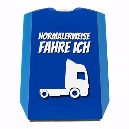 speecheese Parkscheibe mit Spruch: Normalerweise fahre ich Lastwagen Geschenk für einen LKW-Fahrer zum Geburtstag oder als Mitbringsel zum Führerschein tolle Geschenkidee