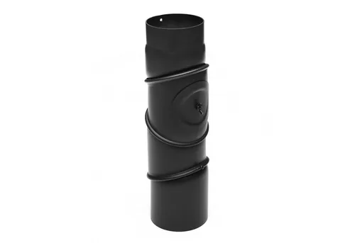 raik Rauchrohrbogen Multibogen mit Tür 200 mm - Abgasrohre, 4-teilig drehbar von 0° bis 90° mit praktischer Reinigungsöffnung für einfachen Zugang und Wartung.