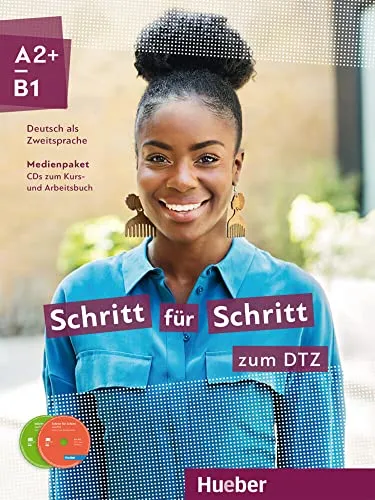 Schritt für Schritt zum DTZ: Deutsch als Zweitsprache - Hörbuch für Niveau A2 bis B1, ideal zur gezielten Vorbereitung auf die DTZ-Prüfung mit praxisnahen Inhalten für Alltag und Beruf.