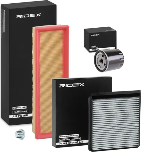 RIDEX Filterset Inspektionspaket Filtersatz passend für PEUGEOT PARTNER Combispace (5F) PARTNER Kasten (5)