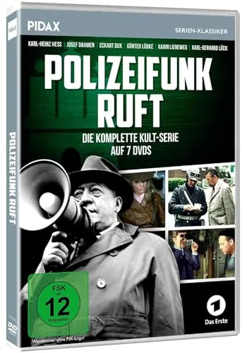 Polizeifunk ruft / Die komplette 52-teilige Krimiserie (Pidax Serien-Klassiker) [7 DVDs]