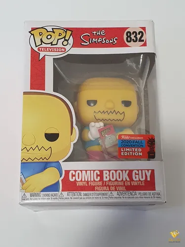 Funko POP! The Simpsons 832 Comic Book Guy Limited Edition 2020 NEU Vinyl Figure