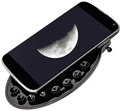 Bresser Smartphone Halterung für Teleskope mit 1,25 Zoll Okular, Schwarz