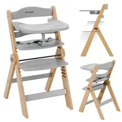 Tulano Morsel 45 – 4in1 Hochstuhl aus Holz