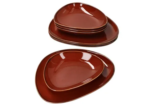 MamboCat Tafelservice 8tlg. Tafel Service Marron Taste - Elegantes 8-teiliges Tafelservice in stilvollem Braun, perfekt für festliche Anlässe und den täglichen Gebrauch.