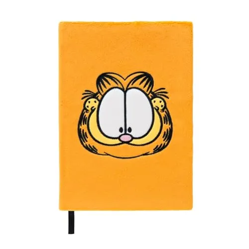 Grupo Erik Bullet Journal Notizbuch Garfield Plush - Hardcover Notizbuch A5 Blanko - Bullet Journall Tagebuch für Erwachsene und Kinder