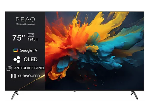 PEAQ PTV 75GQU-5025C AG 75 Zoll QLED 4K SMART TV