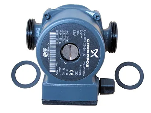 Buderus Sieger Pumpe UPS 25-50 130mm MK3 - Unterbrechungsfreie Stromversorgung, sicherheitsrelevant - nur für Fachhandwerker zur Installation geeignet!